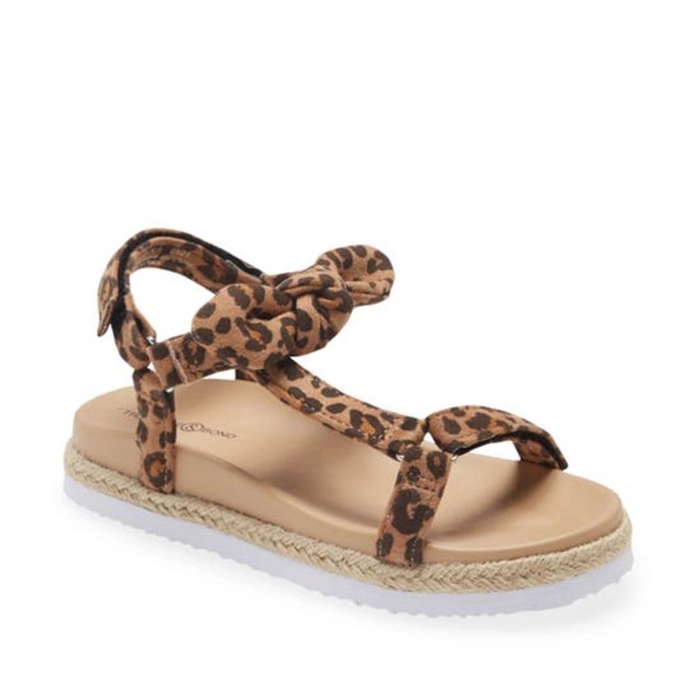 Treasure & Bond Eliza Sandals Tan Leopard Size 5